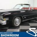 classic vintage chrome convertible 500 v8 black automactic caddie