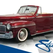 classic vintage chrome convertible flathead v8 auto transmission mercury