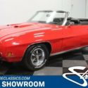 classic vintage chrome convertible goat red gto 400 v8