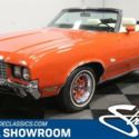 classic vintage chrome convertible supreme olds 350 v8 auto transmission orange