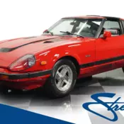 classic vintage chrome datsun turbo 2.8 liter manual transmission