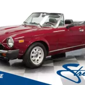 classic vintage chrome drop rag top Italian compact sports car manual transmissi