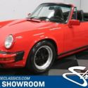 classic vintage chrome european convertible 911 sports car 3.2 liter inline 6 ma