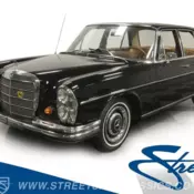 classic vintage chrome european luxury benz 250se 4-speed auto transmission