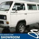 classic vintage chrome european vw vanagon 4x4 2.1 liter flat 4 manual trans whi