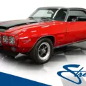 classic vintage chrome firebird 350 v8 auto transmission red