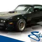 classic vintage chrome firebird trans am 350 v8 4-speed manual transmission