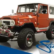classic vintage chrome fj40 3.9 liter inline 6 manual transmission