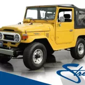classic vintage chrome fj40 4.2 liter line 6 cylinder manual transmission