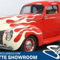 classic vintage chrome flames Edelbrock street hot rod Dolphin Pioneer