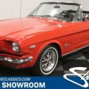 classic vintage chrome fomoco 289 v8 stang auto transmission convertible red