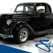 classic vintage chrome fomoco 5-window coupe 307 v8 auto transmission
