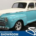 classic vintage chrome fomoco coupe 350 v8 3-speed auto teal