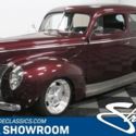 classic vintage chrome fomoco deluxe 383 v8 auto transmission black cherry