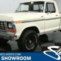 classic vintage chrome fomoco f150 351 v8 3-speed auto transmission white