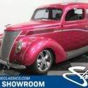 classic vintage chrome fomoco slantback 350 v8 auto trans magnaflow fuschia