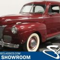 classic vintage chrome fomoco super 239 flathead v8 3 speed manual maroon