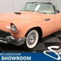 classic vintage chrome fomoco t-bird convertible 312 v8 auto coral sand