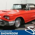 classic vintage chrome fomoco t-bird convertible 352 v8 auto trans red
