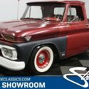 classic vintage chrome gmc c10 327 v8 auto transmission red patina