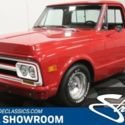 classic vintage chrome gmc c10 step side 350 v8 double hump auto trans red