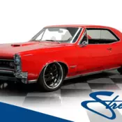 classic vintage chrome gto restomod ls2 v8 auto transmission red