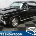 classic vintage chrome hardtop chevy bbc black vinyl Edelbrock Flowmaster
