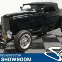 classic vintage chrome highboy roadster 350 v8 auto transmission black