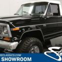 classic vintage chrome jeep j10 4x4 pickup 360 v8 auto transmission black