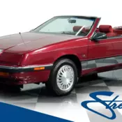 classic vintage chrome lebaron convertible 3.0 liter auto transmission