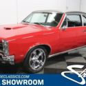 classic vintage chrome lemans 326 v8 3-speed auto transmission red