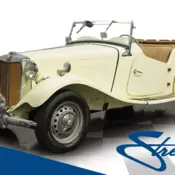 classic vintage chrome mg td 1250cc motor manual transmission