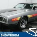 classic vintage chrome mopar 383 v8 3-speed auto transmission silver