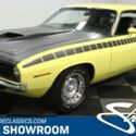 classic vintage chrome mopar aar cuda 340 v8 3-speed auto transmission lemon