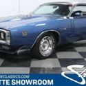 classic vintage chrome MOPAR big block automatic dark blue metallic restored