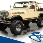 classic vintage chrome mopar cj8 scrambler 258 inline 6 cylinder manual