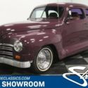 classic vintage chrome mopar coupe 350 v8 3-speed automatic trans purple