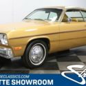 classic vintage chrome MOPAR gold vinyl interior factory air