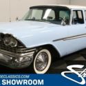 classic vintage chrome mopar suburban 318 v8 3-speed manual blue