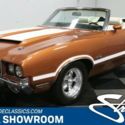 classic vintage chrome olds 442 tribute convertible rocket 350 auto transmission