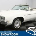 classic vintage chrome olds delta 88 convertible 455 v8 auto transmission white