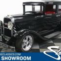 classic vintage chrome olds sedan restomod 4.8 liter vortec 4-speed auto black