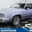 classic vintage chrome olds supreme 3.6 liter v8 auto transmission blue