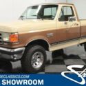 classic vintage chrome pickup 4x4 fomoco xlt 5.8l v8 auto trans brown tan
