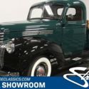 classic vintage chrome pickup chevy 3100 216 ci inline six manual trans green