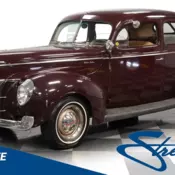 classic vintage chrome pre war ford sedan american heritage flathead v8