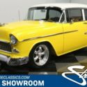 classic vintage chrome restomod chevy big block 454 ls7 v8 700r4 yellow white