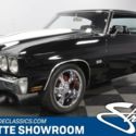 classic vintage chrome Ridler muscle car black vinyl white stripes chevy
