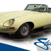 classic vintage chrome roadster jag 4.2 liter inline 6 manual transmission