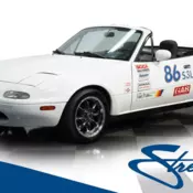 classic vintage chrome scca track car miata 1.6 liter manual trans